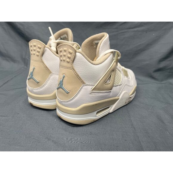 Nike Boys Air Jordan 4 Retro (GS) Sneakers Sand 487724-118 Size 6 DISPLAY MODEL! - Picture 8 of 16